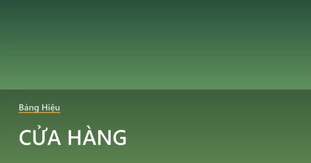 Bảng hiệu cửa hàng shop bán lẻ đẹp bắt mắt